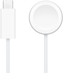 USB-C charger next to Apple Watch Magnetic Fast Charger