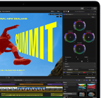 MacBook Air screen showing video editing to demonstrate M5 chip capabilities