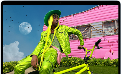 MacBook Air showcasing Liquid Retina display