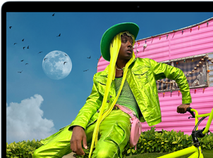 MacBook Air showcasing Liquid Retina display