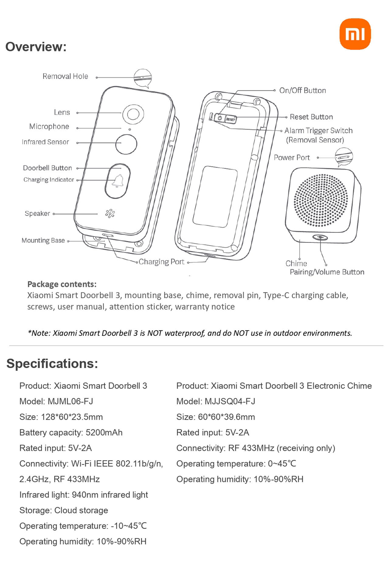 XIAOMI SMART DOORBELL 3 BHR5416GL | Gain City Singapore