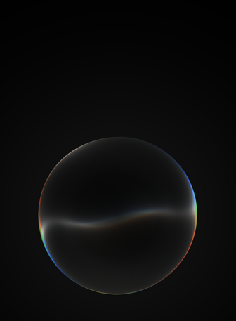 Siri AI interface, transparent orb on black background with text reading: "Hey Siri, what time should I leave for practice?"