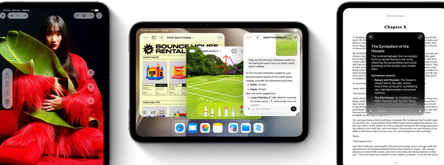 Front view of iPad mini devices showing multiple apps