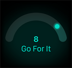 Readiness score of 8, Go For It